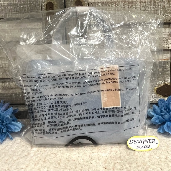 MICHAEL KORS Emilia Small Leather Satchel Crossbody NWT South Pacific Blue - Picture 7 of 10